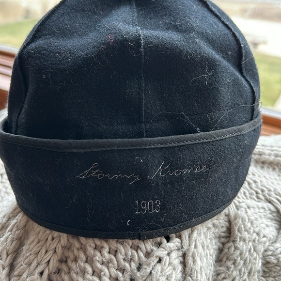 Stormy Kromer hat, dark grey size 7 1/8 - Picture 6 of 10